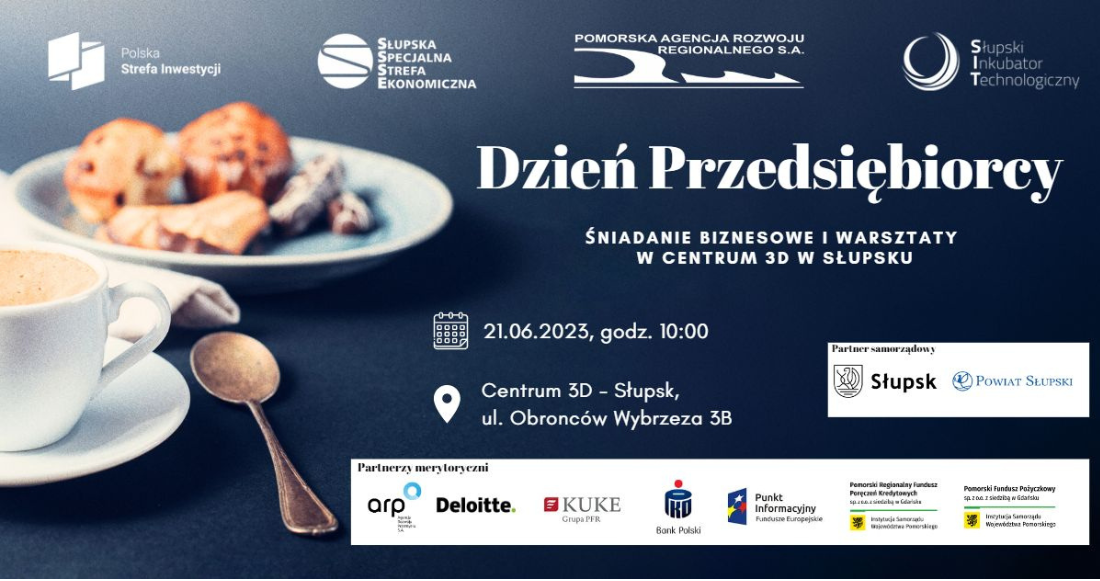 Dzień przedsiębiorcy 2023 – śniadanie biznesowe i warsztaty w Centrum 3D w Słupsku”