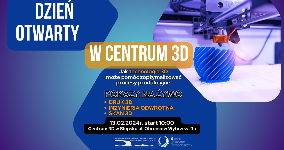 Dzień Otwarty w Centrum 3D – techniczne spotkanie dla przedsiębiorców